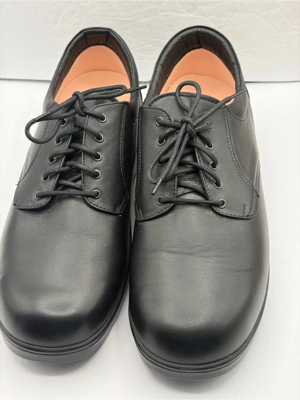 Apex Ambulator Mens 12 Wide Black Lace Up Therapeutic Shoes US 12W
